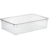 Rotho Sundis ClearBox 30L Aufbewahrungsbox, Kunststoff, Sonstige, Blanket 30 Liter