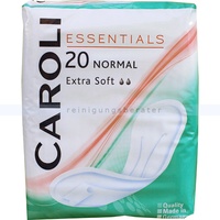 Damenbinden Caroli Essentials Extra Soft normal 20er Pack 20 Stück, normal, Extra Soft