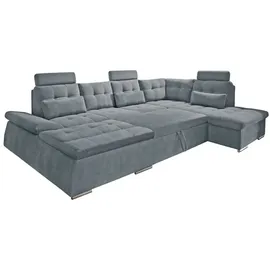 ed-lifestyle ED Lifestyle Nalo U Sofa 3-teilig Holzwerkstoff/Nosag