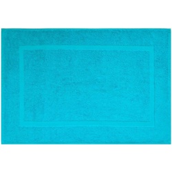 Badematte Kristall Dyckhoff, Höhe 2 mm, 2er Set Hotelmatte blau 2-tlg. Badematte