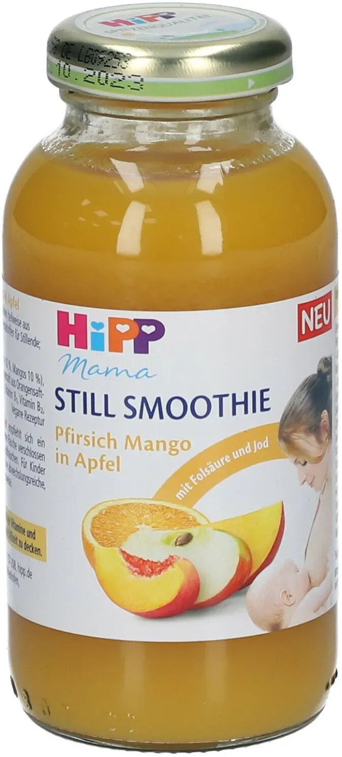 HiPP Mama Still Smoothie Pfirsich Mango in Apfel