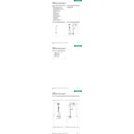 Hansgrohe Crometta E Showerpipe 240 1jet EcoSmart chrom 27281000