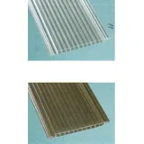 Polycarbonat Dach- und Wandpaneele - Hohlkammerplatte 16 mm easy-click - Breite 230 mm - Deckbreite 200 mm - glasklar und bronce - Euro 46,90 m (glasklar, 3000 mm)