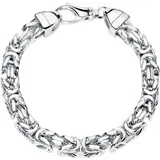 Unique Königskettenglieder-Armband silberfarben KA0070-F Größe 19 cm