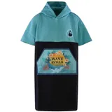 Wave Hawaii Regenponchos Unisex Blau/Türkis XS