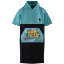 Wave Hawaii Regenponchos Unisex Blau/Türkis XS
