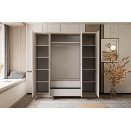 lookway Kleiderschrank Aurora 4D 0 x 0 x 0 cm Beige/Gold