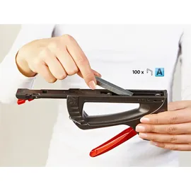 Novus Handtacker J-11 schwarz/rot