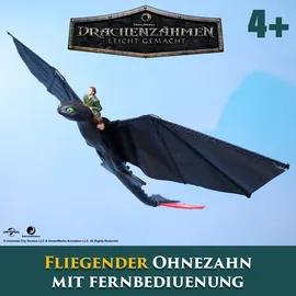 Spin Master Drachenzähmen leicht gemacht - Remote Control, Fliegender Drache Ohnezahn mit Fernbedienung
