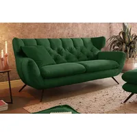 KAWOLA Sofa CHARME Cord smaragd