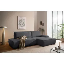 OTTO home Eckcouch Cord 2-Sitzer Grau