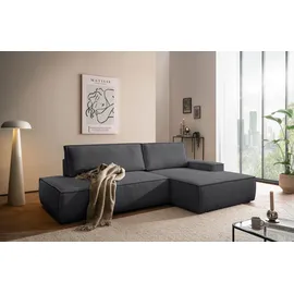 OTTO home Eckcouch Cord 2-Sitzer Grau