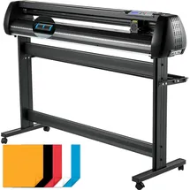 Vevor Schneideplotter 1350 mm Schnittbreite Plottermaschine, 10-800 mm/s Folienschneider, 3 Klingen Folienplotter Cutting Plotter Foliendrucker mit Signmaster Software für Schilder - 800 mm / s (KZJHSOCSK1350FZ9JV2)