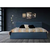 Halmon Schlafkomfort Betten Madera 180 x 200 cm H3 Blau