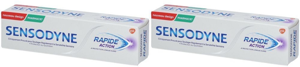 Sensodyne® Rapide Action 2x75 ml dentifrice(s)