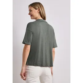 STREET ONE STREET ONE, Jersey, Poloshirt bound Green 40, - 40