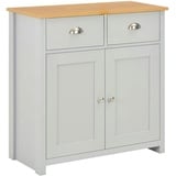 vidaXL Sideboard Grau Sideboard Grau 79 x 35 x 81 cm