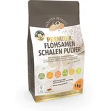 GOLDEN PEANUT Flohsamenschalen Pulver 99% 1 kg - Psyllium Pulver aus Indien, gemahlen, glutenfreie Backzutat