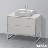 Duravit XSquare Waschtischunterschrank, 2 Auszüge, XS492100707,