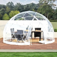 Pop -Up -Bubble -Zelt Sofortiges Iglu -Zelt 5-8 Personen Bildschirmhaus Für Terrassen Große Übergröße Camping Zelt,360CM