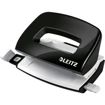 Leitz Mini Locher NeXXt Wow Kunststoff 10 Blatt schwarz Packung mit 30 Stück