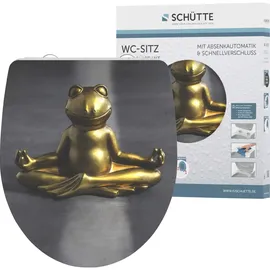 Schütte WC-Sitz Relaxing Frog Grau