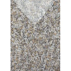 VIVANCE Maxikleid Blümchen grau 40