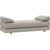 INNOVATION LIVING TM Stapelliege Sigmund 579 Indu-Beine, Daybed mit zwei Federkernmatratzen, Fußteil Eiche natur braun