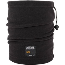 Alpha Industries Label Fleece Tube Schal Black