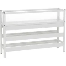 Proregal Hochbeet 120 x 30 x 82 cm Weiß
