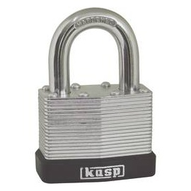 KASP K13030A1 Vorhängeschloss 30mm gleichschließend Silber Schlüsselschloss