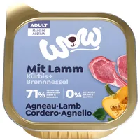 Wow Dog Lamm Adult 150g Hundenassfutter 11 x 150 Gramm mit Kürbis