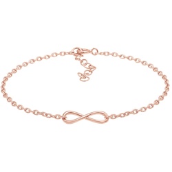 Elli Infinity Unendlichkeit Symbol Zart 925 Silber rosefarben Damen 