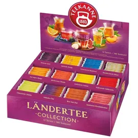 Teekanne Ländertee Collection Box Teebeutel 180 x 2,15 g