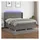 vidaXL Boxspringbett 180 x 200 cm Dunkelgrau