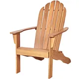 Costway Adirondack-Gartensessel 69 x 88 x 103 cm beige