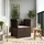 vidaXL 1-Sitzer Sessel 1 x 1 x 1 cm braun