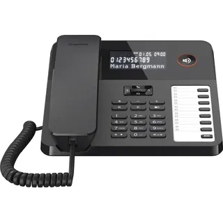 Gigaset Desk 600 schnurgebundenes Festnetztelefon schwarz
