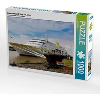 Calvendo Kreuzfahrtschiff liegt vor Anker (Puzzle)