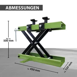 Trutzholm Hebebühne Stahl 500 kg grün