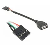 Aukson USB 2.0 Adapter 0,2 m Schwarz
