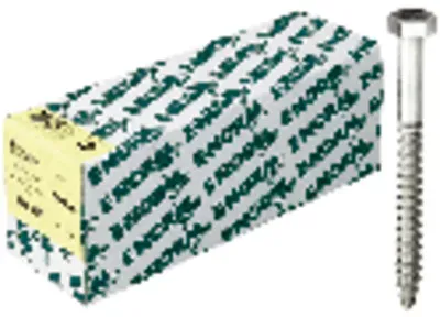 Schlüsselschraube DIN 571  12x400  zn