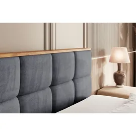 altdecor Boxbett 160 x 200 cm H4 Grau