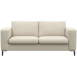 flexlux Couch Kaltschaum 2-Sitzer Weiß