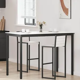 vidaXL Bartisch 150 x 80 x 105 cm Weiß