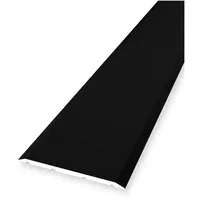 PROVISTON Übergangsprofil | Breite: 40 mm | Höhe: 0-99 mm | Länge: 900 mm | Aluminium pulverbeschichtet | Glatt | Schwarz | Selbstklebend