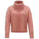 Opus Damen Pullover | Grobstrickpullover PLINEA Regular mit Wolle Mellow Rose, 44