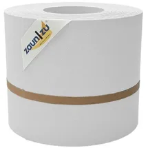 zaunzu® Sichtschutzstreifen 26 m x 19 cm Weiß Metall