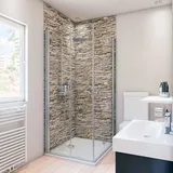 Breuer Duschrückwand Beige