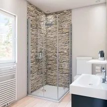 Breuer Duschrückwand Beige